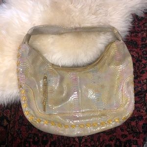 HOBO snakeskin pearlescent colorful purse